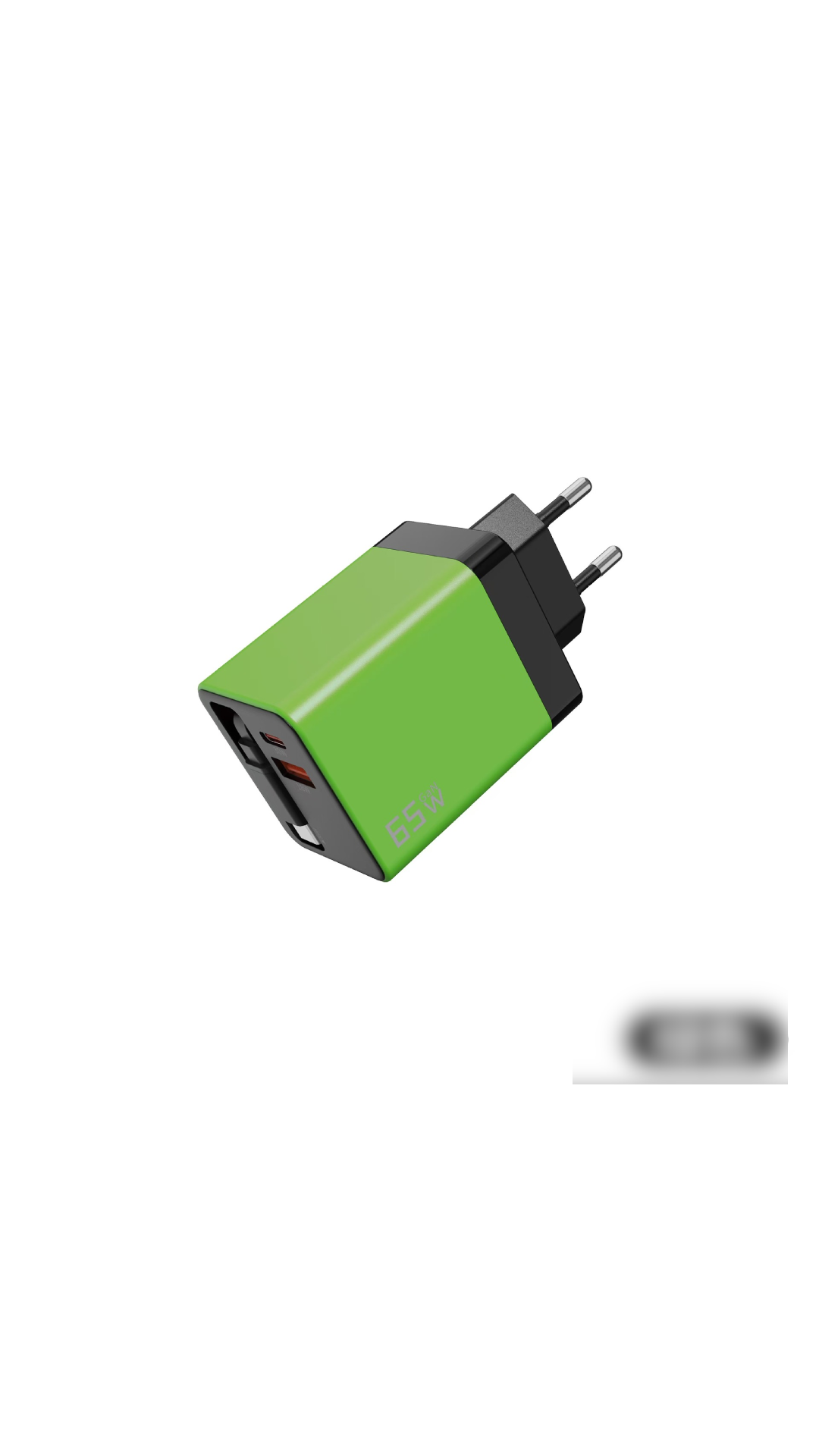 ⚡🔥 ¡50% DE DESCUENTO! Cargador de Pared 65W con Cable USB-C Retráctil de 80 cm – Carga Rápida para Móvil, Tablet y Laptop, Compacto y Seguro 📱🔌