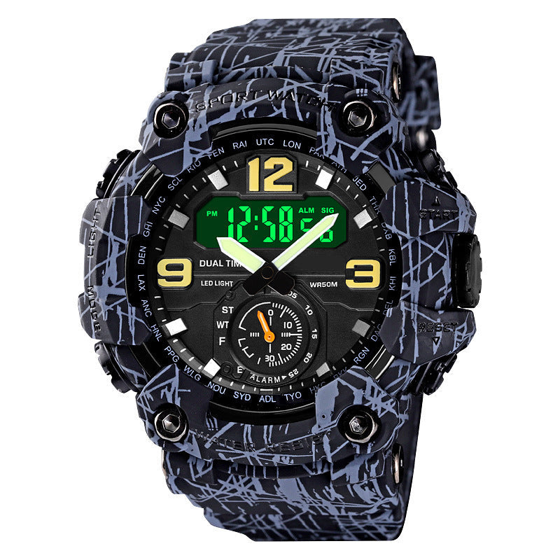 ⌚🔥 ¡50% DE DESCUENTO! Reloj Deportivo Impermeable para Hombre – Cronómetro, Alarma y Correa Resistente, Ideal para Gimnasio y Aire Libre ⏱️🏃♂️