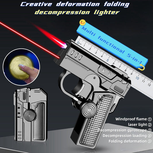 🔥Multifunctionele opvouwbare windbestendige aansteker