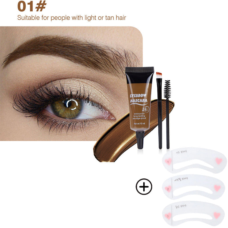 🔥【1° Más Vendido】Cejas que se desvanecen/rozan? Maquilladoras recomiendan!24H+🌟 Natural+🖌️ Cepillo Incluido! Tinte Cejas Waterproof