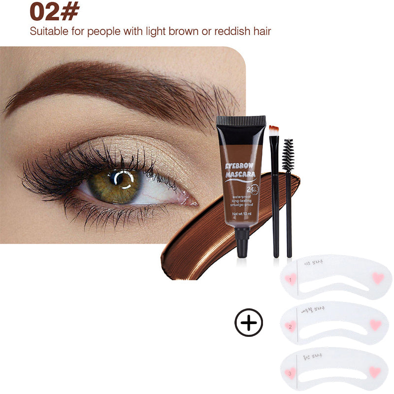🔥【1° Más Vendido】Cejas que se desvanecen/rozan? Maquilladoras recomiendan!24H+🌟 Natural+🖌️ Cepillo Incluido! Tinte Cejas Waterproof