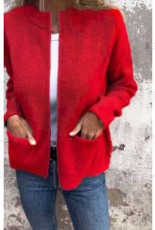 Chaqueta de Punto para Mujer | Casual Versátil con Bolsillos | Ideal para Otoño e Invierno