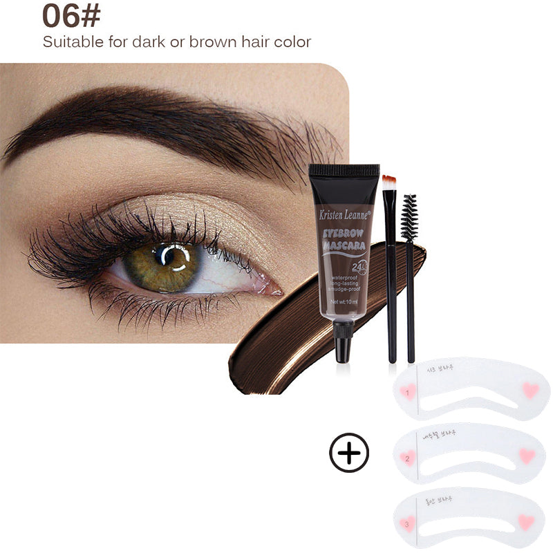 🔥【1° Más Vendido】Cejas que se desvanecen/rozan? Maquilladoras recomiendan!24H+🌟 Natural+🖌️ Cepillo Incluido! Tinte Cejas Waterproof