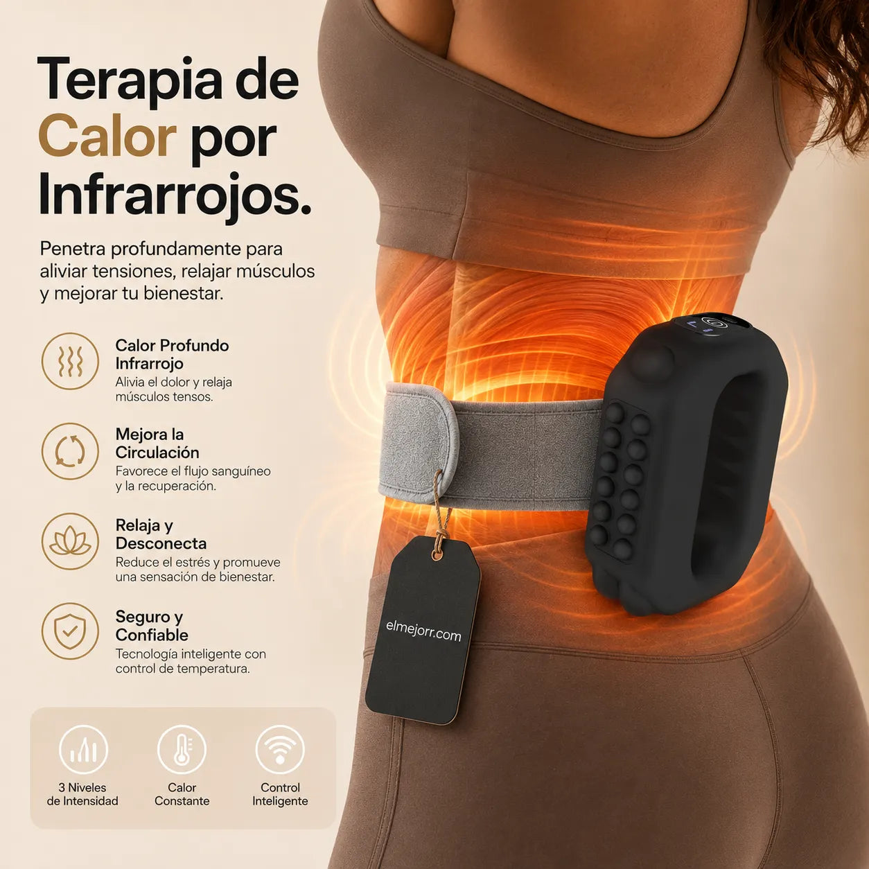 🏆Anillo de masaje eléctrico de 5 velocidades, con correa ajustable🌿👑