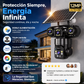 Juego de cámaras de seguridad inalámbricas con energía solar y alarma