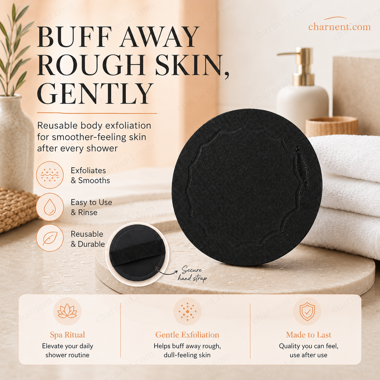 🚿🧖‍♀️ ¡50% DE DESCUENTO! Almohadillas Exfoliantes para Ducha – Elimina Células Muertas, Activa la Circulación y Deja la Piel Sedosa ✨