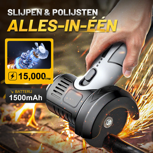 ⏳Tijdgebonden Speciaal🧰12V Mini Haakse Slijper met Doorslijpschijf