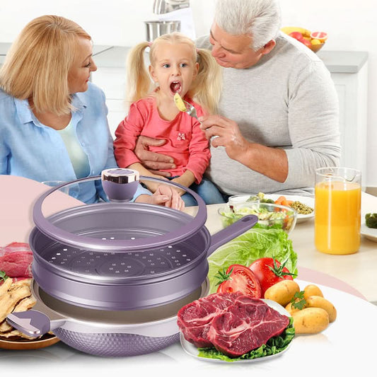 📢📢Laatste 3 uur: Grote uitverkoop ⌛⌛Titanium antiaanbaklaag lagedrukpannenset✈️gratis verzending