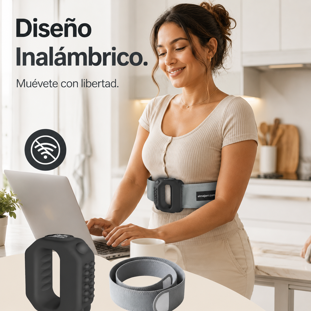 🏆Anillo de masaje eléctrico de 5 velocidades, con correa ajustable🌿👑