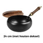 🔥Uitverkoop 50% UIT🔥Ongecoate Dikke IJzeren Pan💥💥💥Gratis verzending