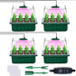 🌱 Bandejas de Cultivo con Luz de Crecimiento – Temporizador, Ajuste de Humedad, Drenaje, Ideal para Germinación de Semillas 50% OFF
