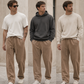 Men’s Acid-Wash Cotton Sweatpants – Relaxed Fit