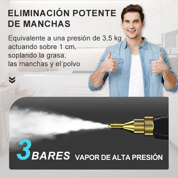 🔥Envío Gratis 🚿 Limpiador a Vapor de Mano 2500W de Alta Presión – Limpieza Profunda y Rápida