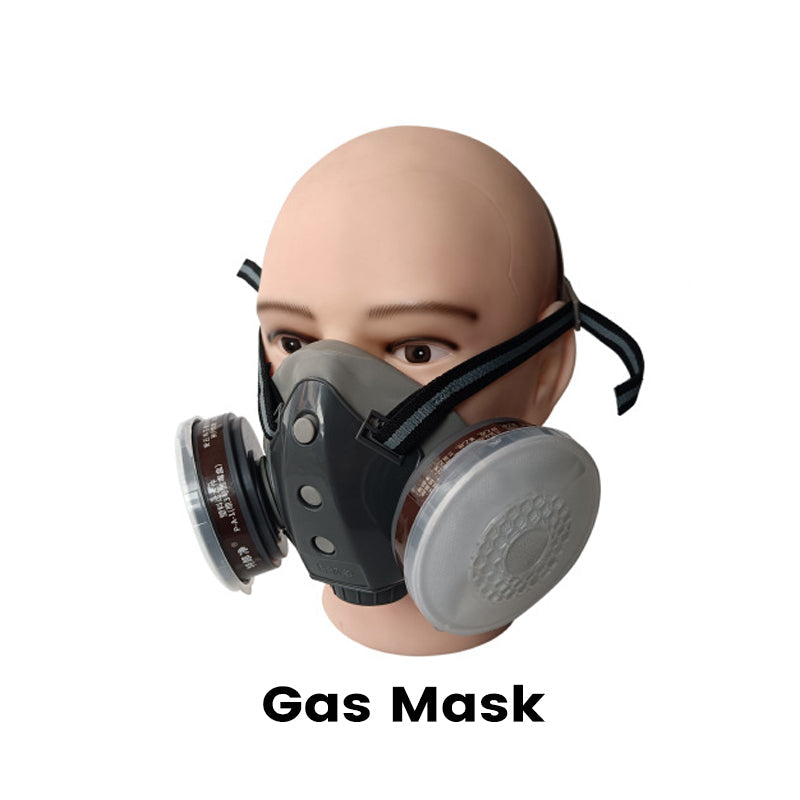 Gases Peligrosos?6 Industrias! Máscara 2 Filtros Carbón+Anti-Fugas! Sello EPDM+🔄 Doble Función! ¡Seguridad Total!⚡️