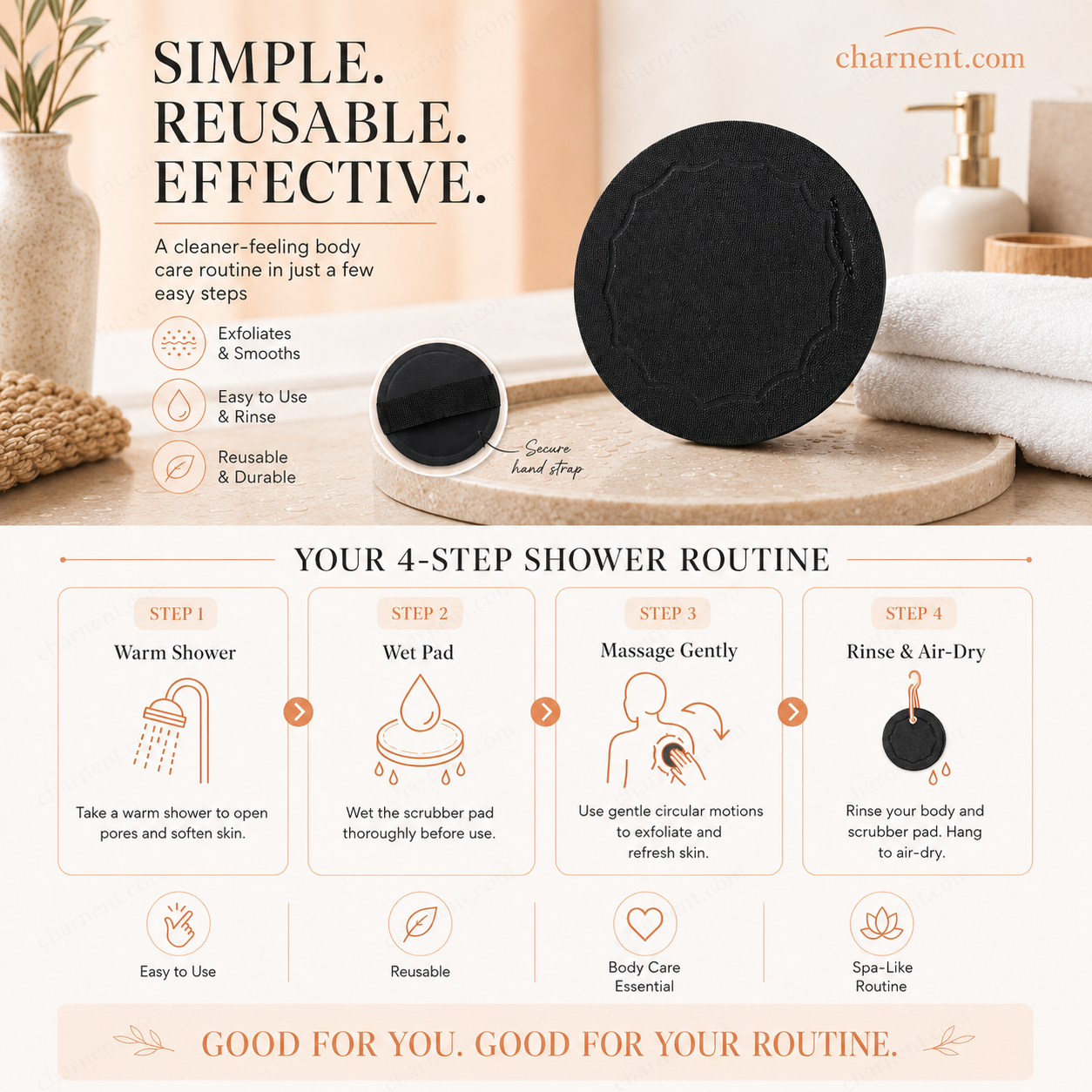 🚿🧖‍♀️ ¡50% DE DESCUENTO! Almohadillas Exfoliantes para Ducha – Elimina Células Muertas, Activa la Circulación y Deja la Piel Sedosa ✨