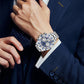 🔥 ¡Oferta Caliente! 🔥 Reloj Automático Esquelético para Hombres TINAIBIN – Doce Signos del Zodíaco & Cielo Estrellado con Diamantes