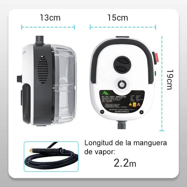 🔥Envío Gratis 🚿 Limpiador a Vapor de Mano 2500W de Alta Presión – Limpieza Profunda y Rápida