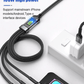 ✨Transparante lichtgevende 100w Super snel opladen drie-in-een datakabel⚡