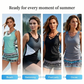 ⏰LAST DAY 50% OFF - Miraclesuit Women's Tummy Control Tankini Set with Built-In Bra – Flattering Boho Swimwear with Shorts🔥