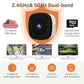 3MP 2K Window Camera, 2.4GHz & 5GHz WiFi Indoor Camera's, ChromaMax Al Color Nachtzicht, Persoon & Bewegingsdetectie, Eenvoudige & Snelle Installatie