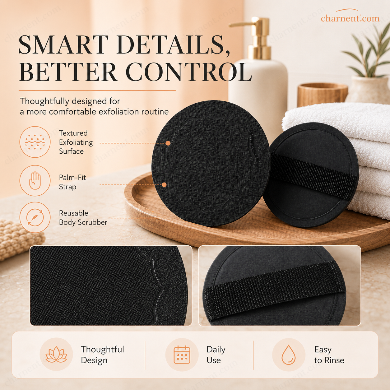 🚿🧖‍♀️ ¡50% DE DESCUENTO! Almohadillas Exfoliantes para Ducha – Elimina Células Muertas, Activa la Circulación y Deja la Piel Sedosa ✨