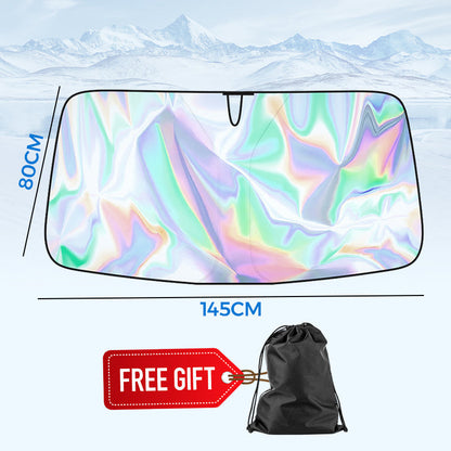 🌈 Laser autovoorruit zonnescherm