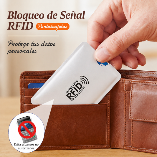 🏆¡ÚLTIMO DÍA DE OFERTA! 50% DE DESCUENTO🔥Fundas con Bloqueo RFID para Tarjetas de Crédito