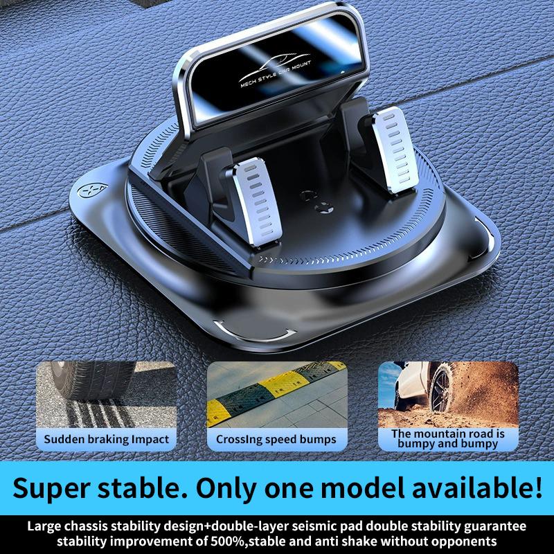🚗 ¡OFERTA POR TIEMPO LIMITADO 50% DE DESCUENTO! 📱 Soporte de Teléfono para Coche con Ventosa Antideslizante – 360° Giratorio & Carga Rápida 🔋