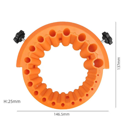 Multifunctionele boorslijper voor haakse slijpmachines