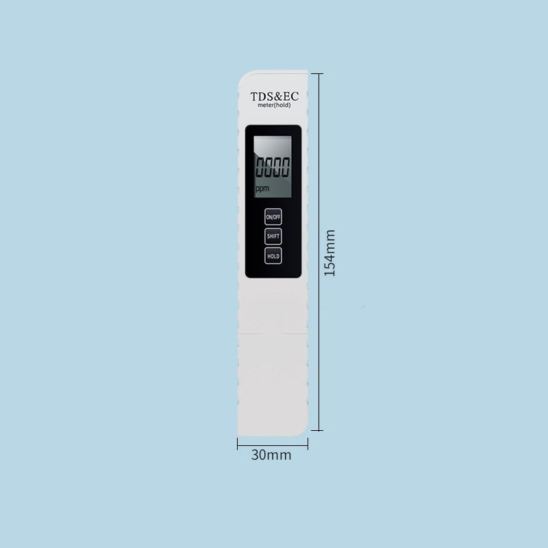 ✨ Medidor de calidad del agua TDS 3 en 1: mide el pH, el cloro y la dureza con pantalla LCD para piscinas y acuarios 🌊📱