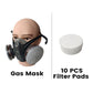 Gases Peligrosos?6 Industrias! Máscara 2 Filtros Carbón+Anti-Fugas! Sello EPDM+🔄 Doble Función! ¡Seguridad Total!⚡️