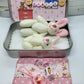 🔥 ¡El regalo de Pascua más bonito! 🎁 Adorables conejitos en una caja de lata – Mamá coneja y bebé conejo 🐰