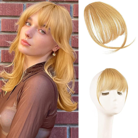🎀Beperkte Uitverkoop 50% UIT🎀Clip In Bangs 100% Human Hair Extensions Air Bangs