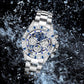 🔥 ¡Oferta Caliente! 🔥 Reloj Automático Esquelético para Hombres TINAIBIN – Doce Signos del Zodíaco & Cielo Estrellado con Diamantes