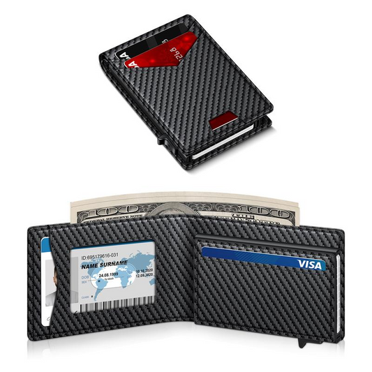 👔🔥 ¡50% DE DESCUENTO! Cartera de Cuero Antirrobo para Hombre de Negocios – Elegante, Bloqueo RFID y Muchos Compartimentos 💳🛡️