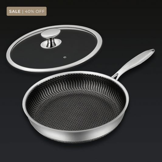 🔥Hot SALE 50% UIT🔥Premium anti -aanbak Pan met deksel🍳