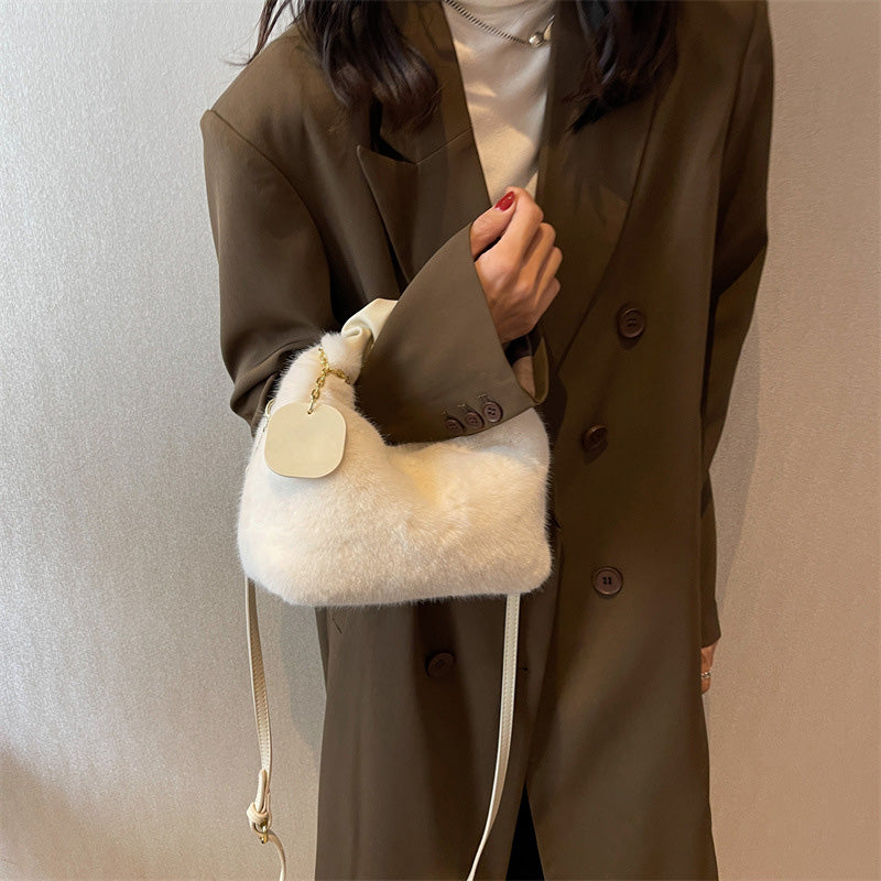 Bolsa de Faux Fur Multifuncional y Suave - Nueva Tendencia para Mujer