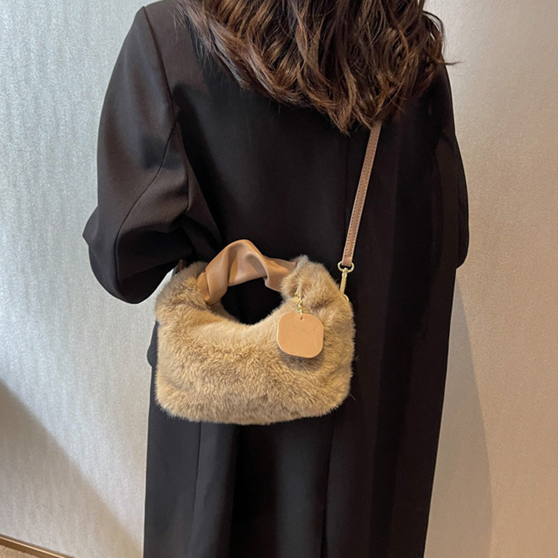 Bolsa de Faux Fur Multifuncional y Suave - Nueva Tendencia para Mujer