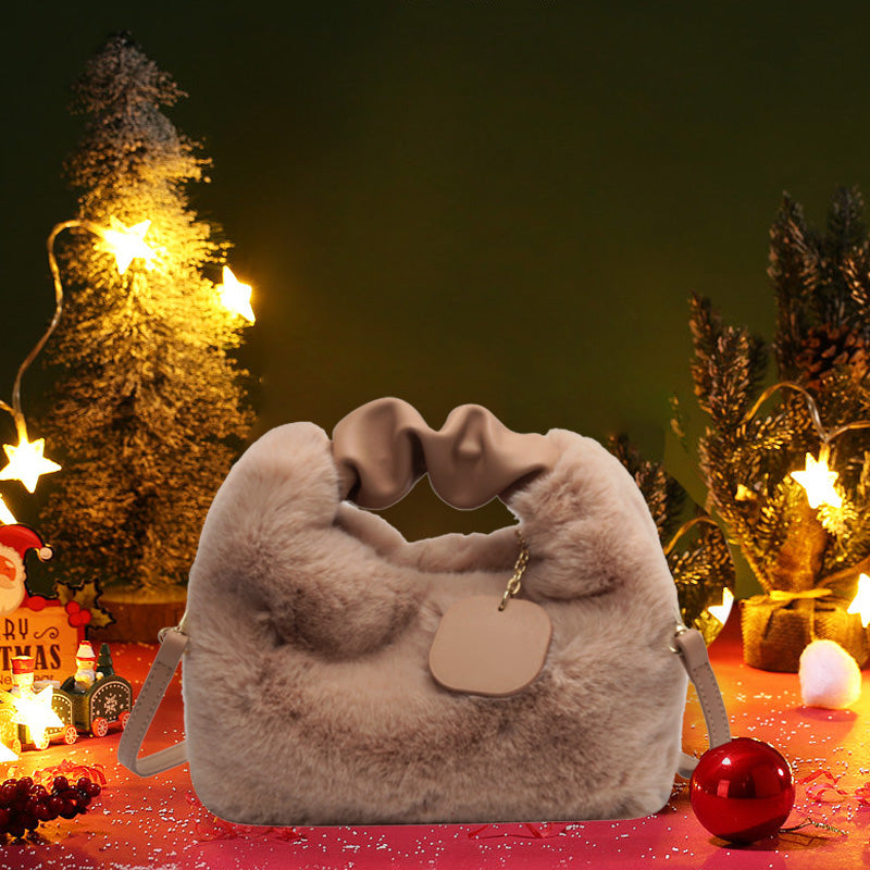 Bolsa de Faux Fur Multifuncional y Suave - Nueva Tendencia para Mujer