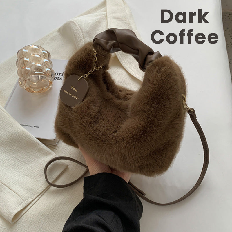 Bolsa de Faux Fur Multifuncional y Suave - Nueva Tendencia para Mujer