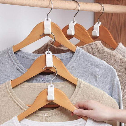 👔¡COMPRA 1 Y LLÉVATE 1 GRATIS! Ganchos para colgar que ahorran espacio: duplican el espacio en el armario, son resistentes y fáciles de usar.