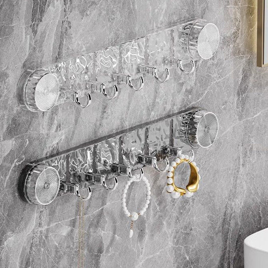 🌀🚿 ¡50% DE DESCUENTO! Percha de Ventosa Giratoria Ondulada sin Punzón – 360° Ajustable, Succión Fuerte y sin Taladrar, Ideal para Baño y Cocina 🏠✨