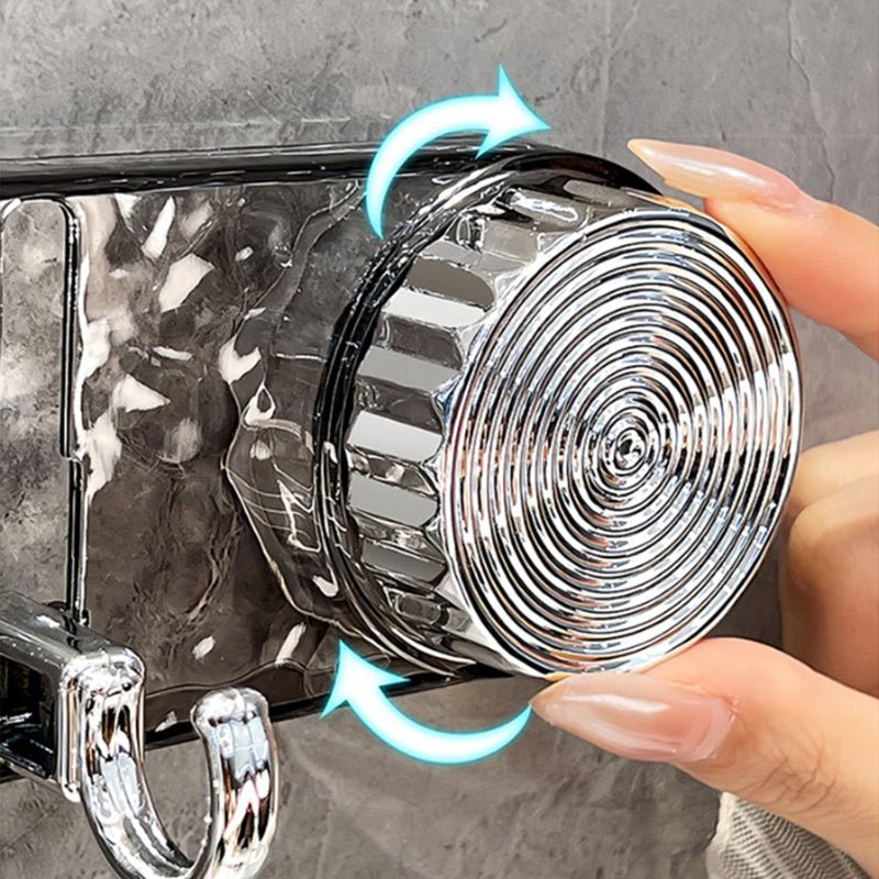 🌀🚿 ¡50% DE DESCUENTO! Percha de Ventosa Giratoria Ondulada sin Punzón – 360° Ajustable, Succión Fuerte y sin Taladrar, Ideal para Baño y Cocina 🏠✨