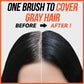 Tijdelijke haarkleuring stick - grijs haar bedekken baard