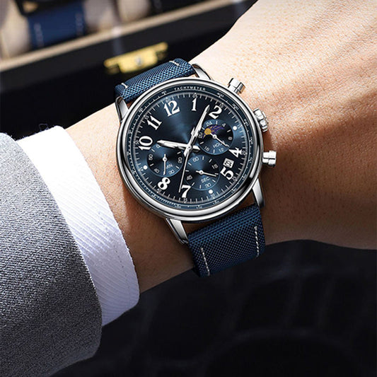 Heren Fashion Waterdichte lichtgevende Quartz horloge