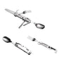 🎁Hot sale🔥6 in 1 Stainless Steel Folding Camping Utensils