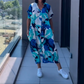 🌸Vestido Elegante Casual con Estampado para Mujer de Escote en V