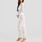 🌹👗Limited Time 50% OFF💃 Sexy Backless Lace Maxi Dresses - Sierlijk kant, sexy backless design, perfect voor de zomer!
