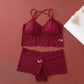 Set van kanten bralette en slip voor dames