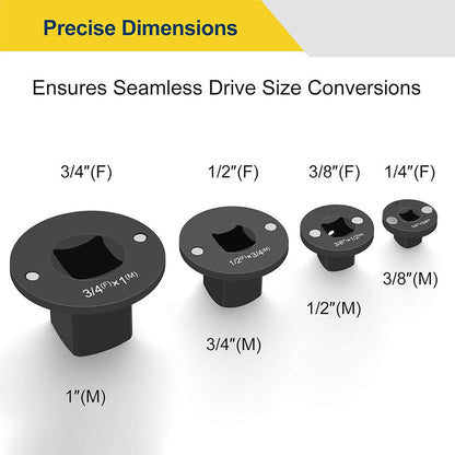 🔥Tools for confined spaces🔥Low Profile Impact Socket Adapter Set